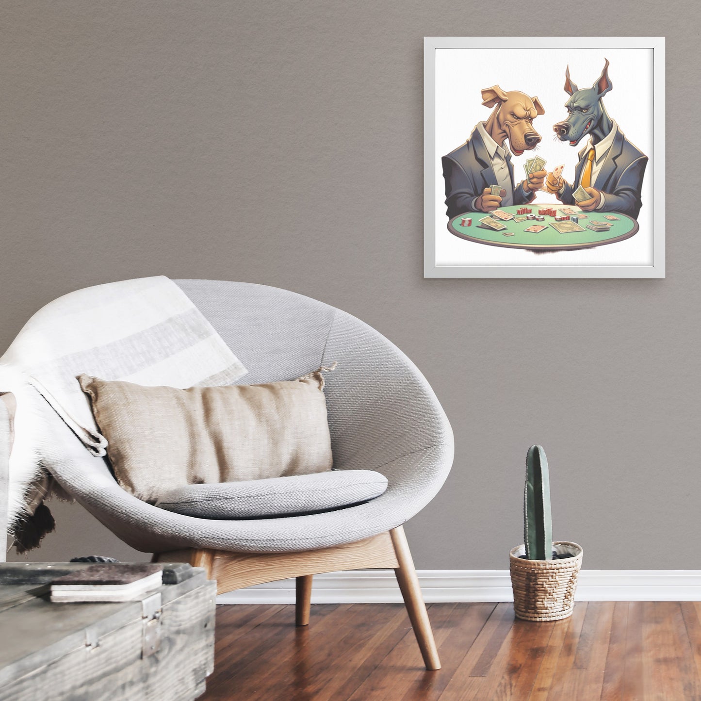 Ghetto Hounds' Gamble: A Tale of Two Gangsta Dogs