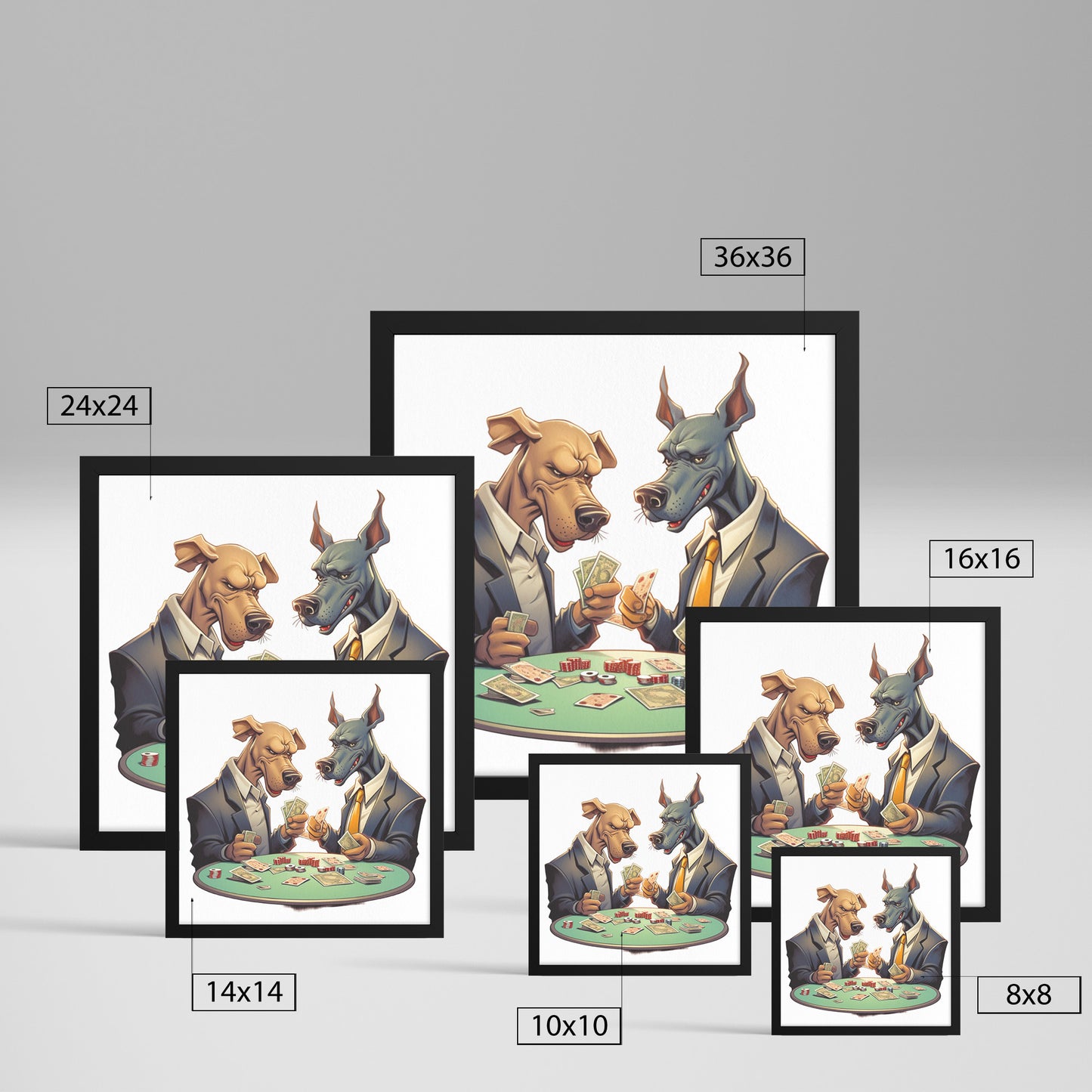 Ghetto Hounds' Gamble: A Tale of Two Gangsta Dogs