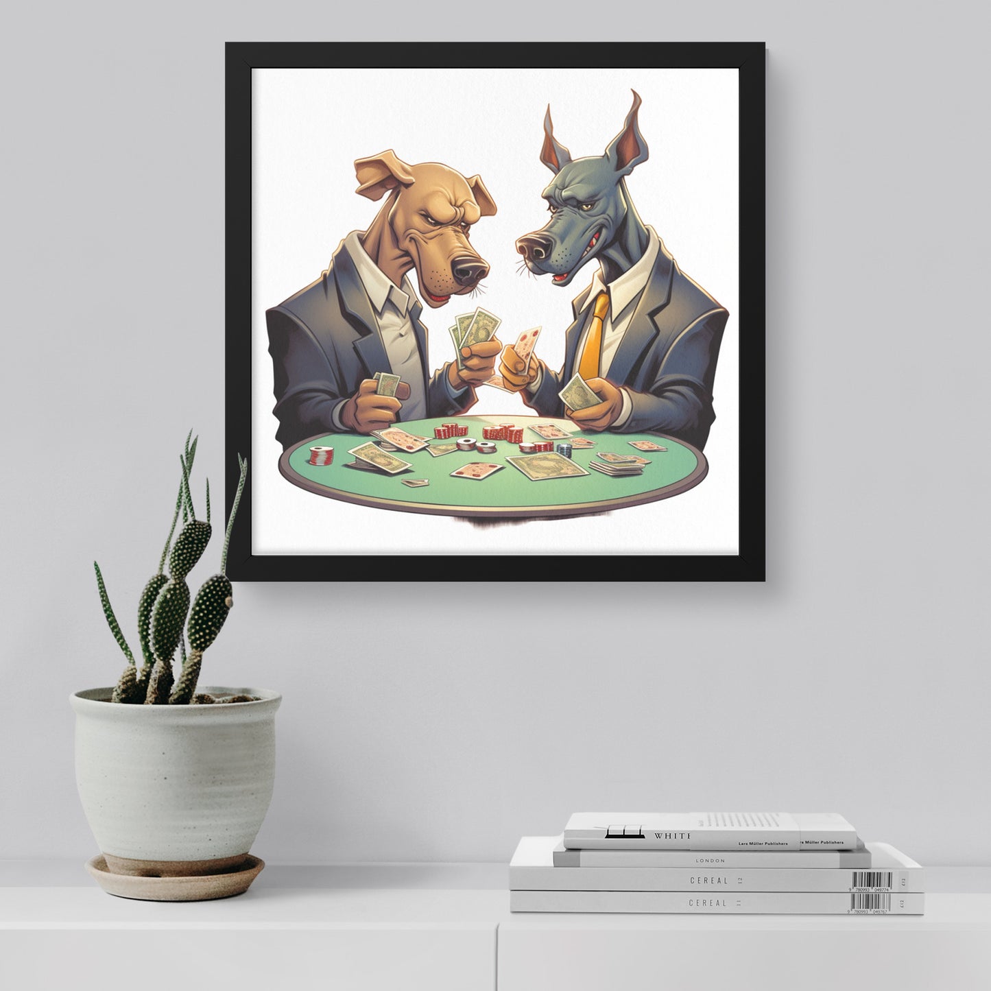 Ghetto Hounds' Gamble: A Tale of Two Gangsta Dogs