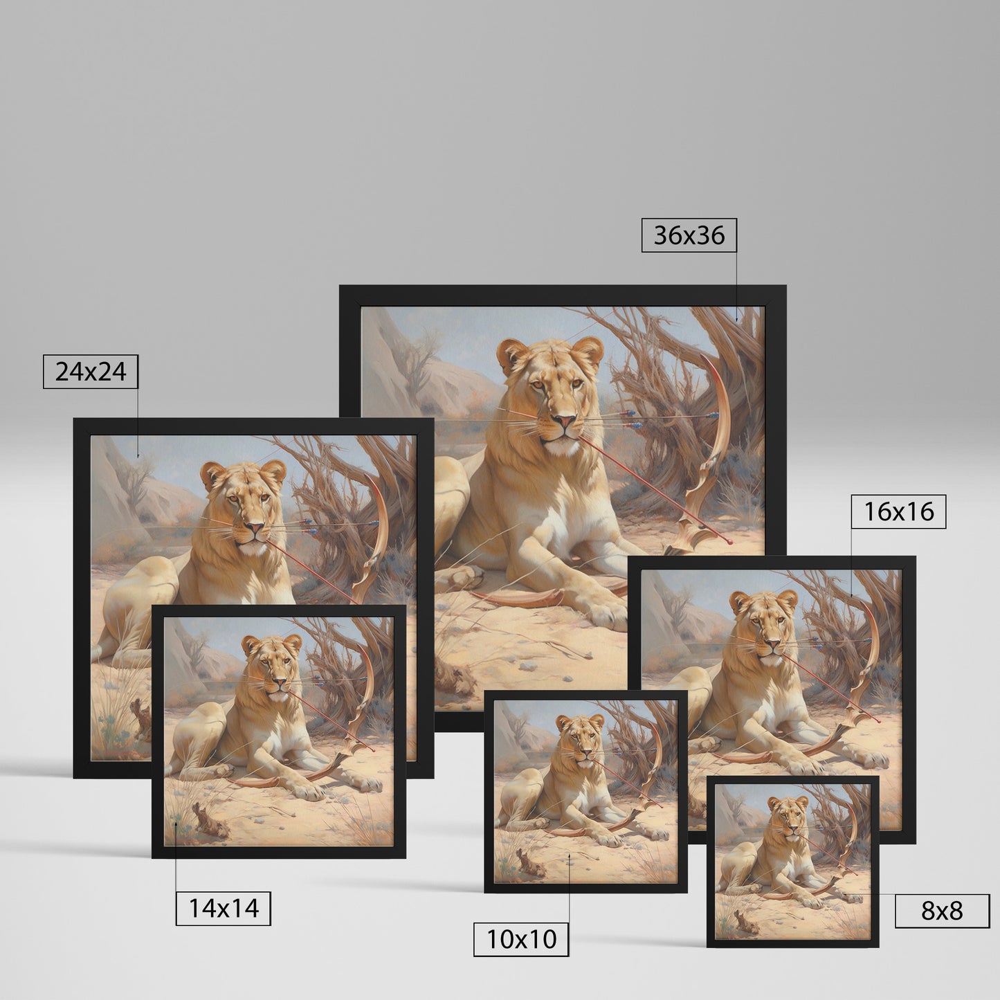 Guardian of the Grasslands: The Lion's Standoff