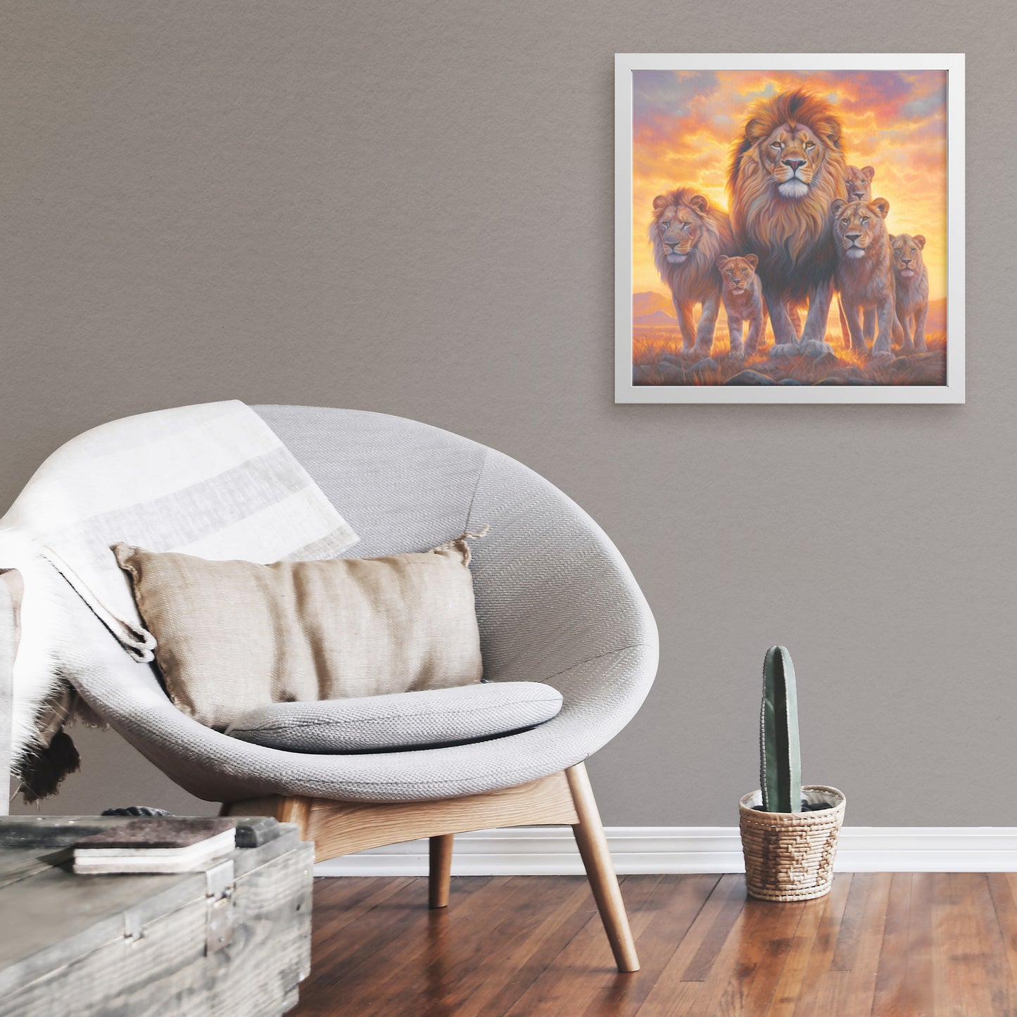 Radiant Regality: Morning Among the Pride