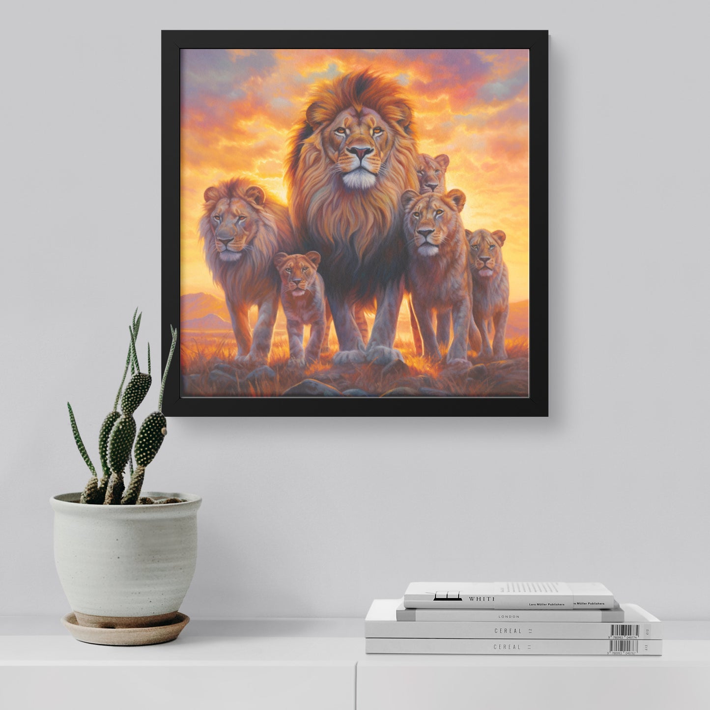 Radiant Regality: Morning Among the Pride