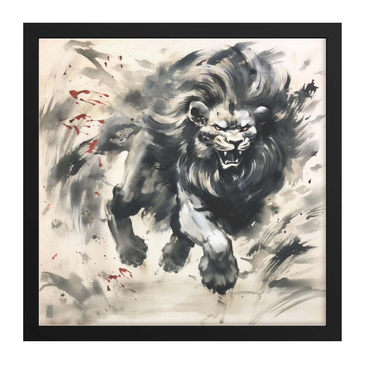 Roar of Retribution: Lions in Action