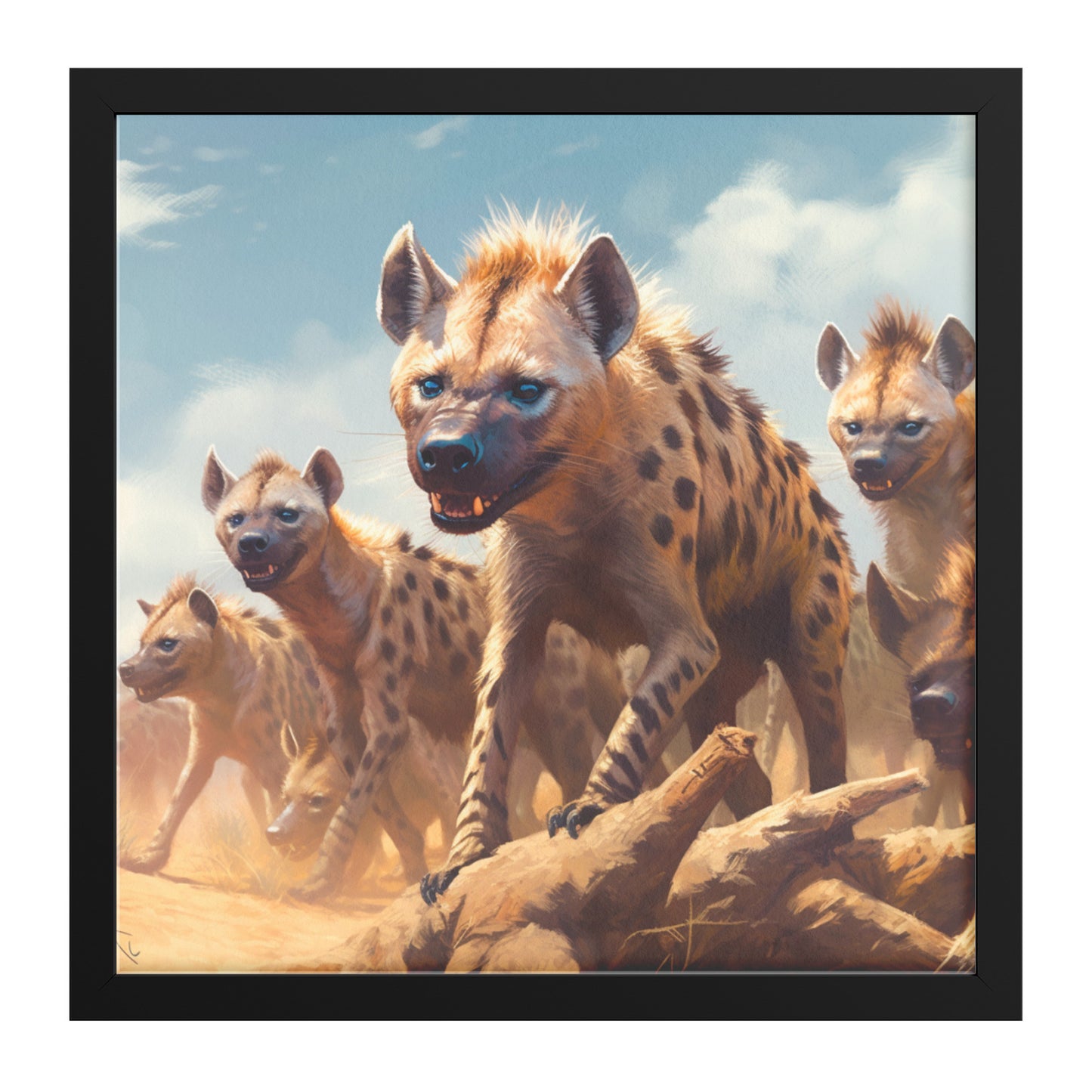 Ruthless Rally: The Hyenas' Huddle