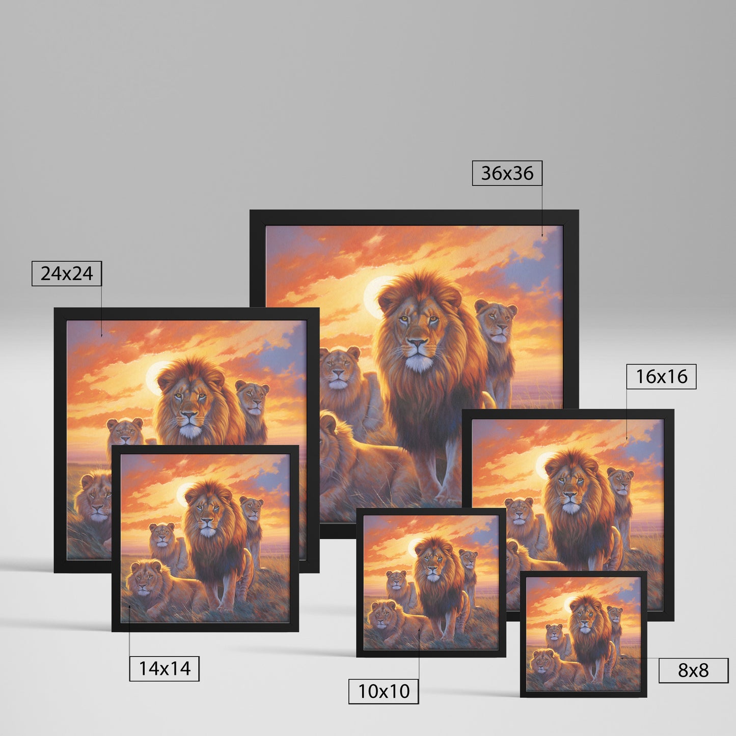 Savannah Sunrise: The Lion Pride's New Day