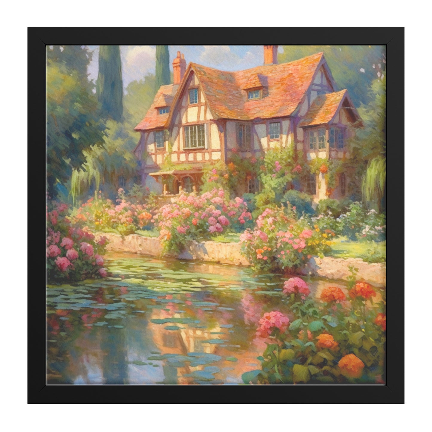 Serene Sonata: The Love-Soaked Lakeside Abode